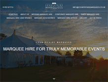 Tablet Screenshot of countrysidemarquees.co.uk